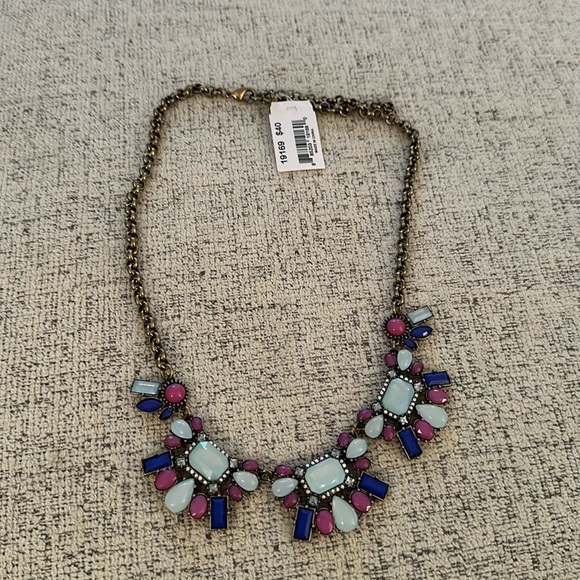 Jewel tone necklace by vivi- nwt - Picture 1 of 3